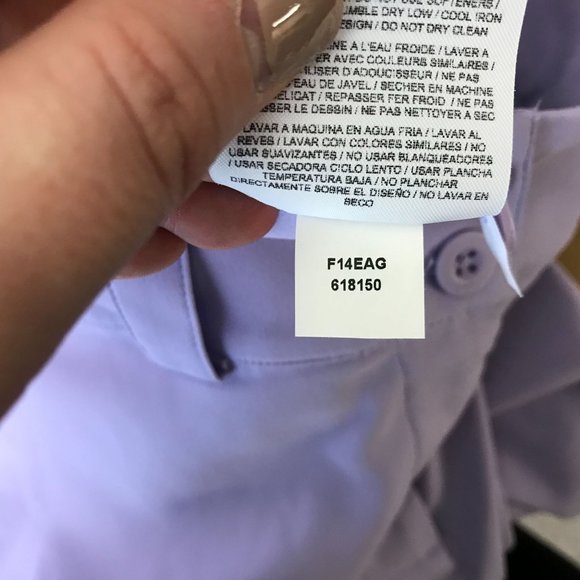 NIKE GOLF ~ WOMEN'S 4 ~ PURPLE DRI FIT POLYESTER GOLF SKORT/SKIRT - Picture 5 of 5